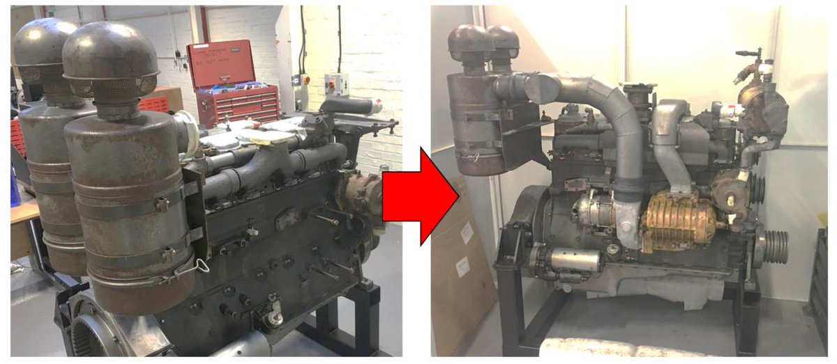 CGTApprentices's tweet photo. We have been busy on the Train Engine Project over the recent weeks fitting things from the supercharger and alternator to the exhaust intake and the transmission cooler. Starting to see everything come back together :) https://t.co/kP1wMvvZyq