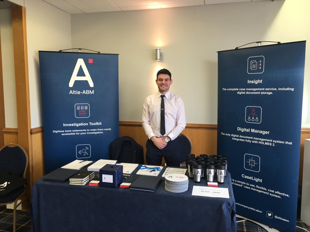 altiaabm's tweet photo. We enjoyed seeing everyone at the #MidlandsFraudForum yesterday. Another busy event for our Sales Team. Thank you @MFF_Forum for hosting a great day. #financialcrime #investigation https://t.co/pgJTmEoJib