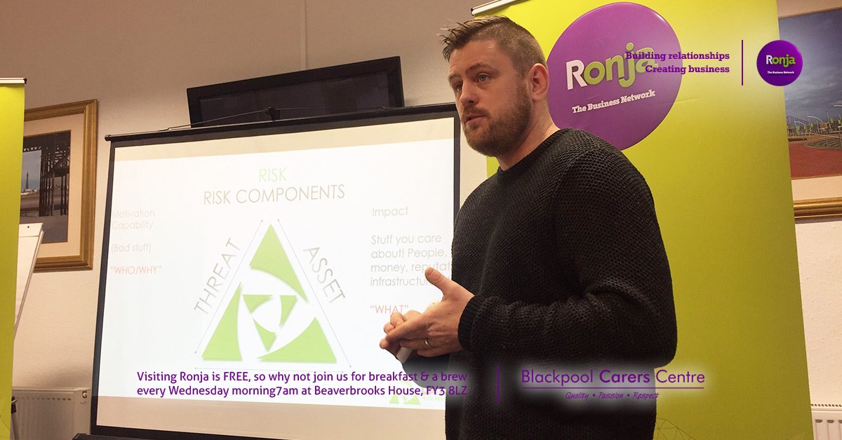 🔒HOW SECURE IS YOUR ESTABLISHMENT⁉️🔒
 This week we were talking everything security with our newest member Gary Edwards and his business Lateo Global Solutions. Gary and his professional team deliver a range of security solutions from events, venue, consultancy to cyber.