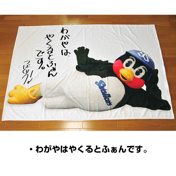 つば九郎　ほぼ等身大タオルケット　わがやはやくるとふぁんです