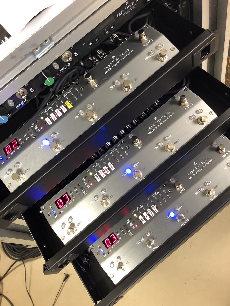 林 幸宏 Yuki Hayashi システムチェック中 Arc 53m 3台のシステム Freethetone Arc53m