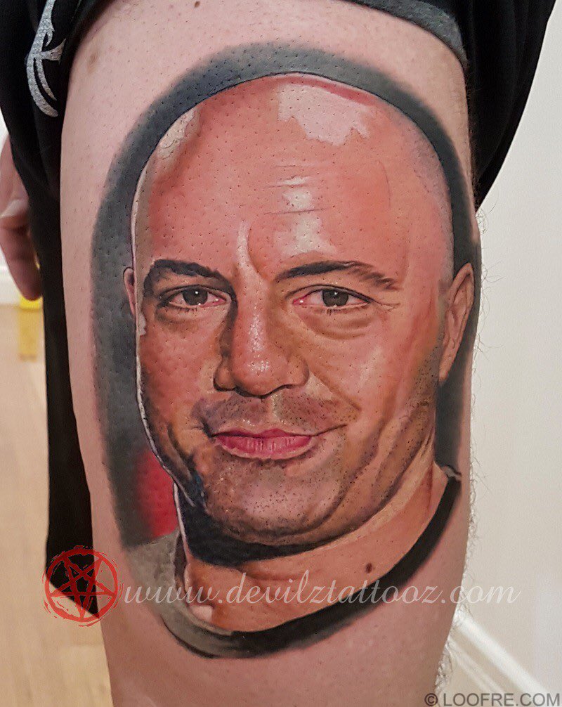 Joe Rogan on Instagram Is there a database of these anywhere This shit  is beyond ridiculous Great work though Repost gracietattoos Portrait  done today
