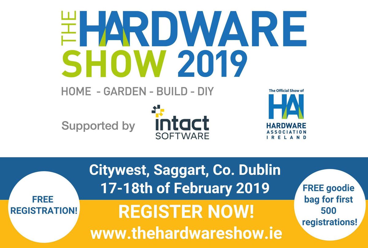 BarleystoneP's tweet photo. We are looking forward to attending the 2019 National Hardware Show this weekend in the @CitywestHotel, Dublin. We'll be there on Sunday &amp; Monday where we'll be launching new products along with special offers. Come &amp; visit our friendly staff at Stand K16. #Show #Dublin #Ireland https://t.co/I8StAxmuFQ