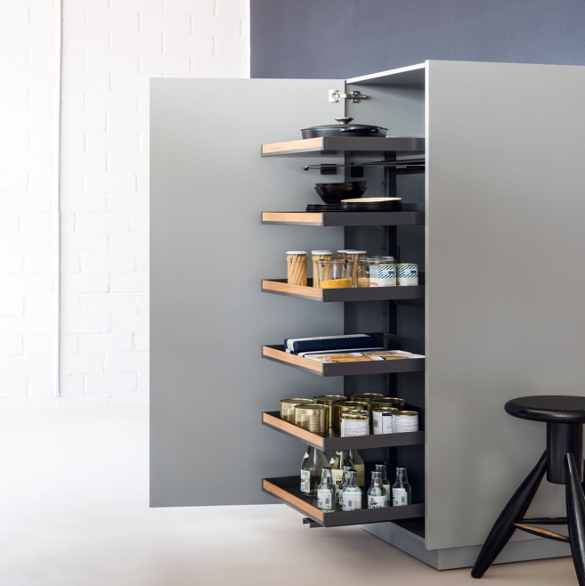 LDL_online's tweet image. Why settle on a cluttered cupboards when you can have a Swiss engineered #Peka #Pleno Pull-Out Larder?

Each shelf boasts 3 sides of access and superb visibility! It comes as standard with roll-out technology and easy-clean clip on/off shelving; storage has never been so simple!