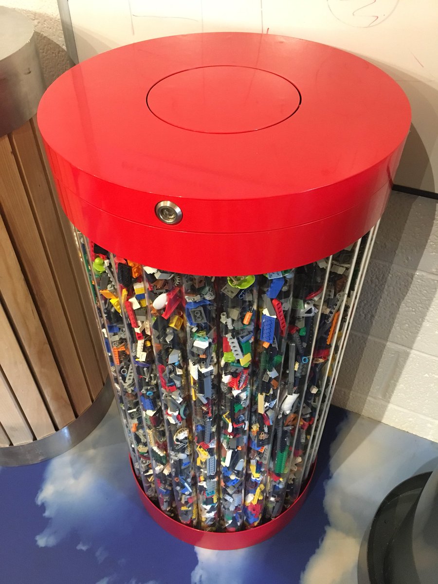 Excited to see the new <a href="/TheLEGOMovie/">The LEGO Movie 2</a> <a href="/TheLEGOMoviesUK/">The LEGO Movie 2 UK</a> Our Bin Design filled with LEGO always makes us smile! #funfriday #lego #design #branding