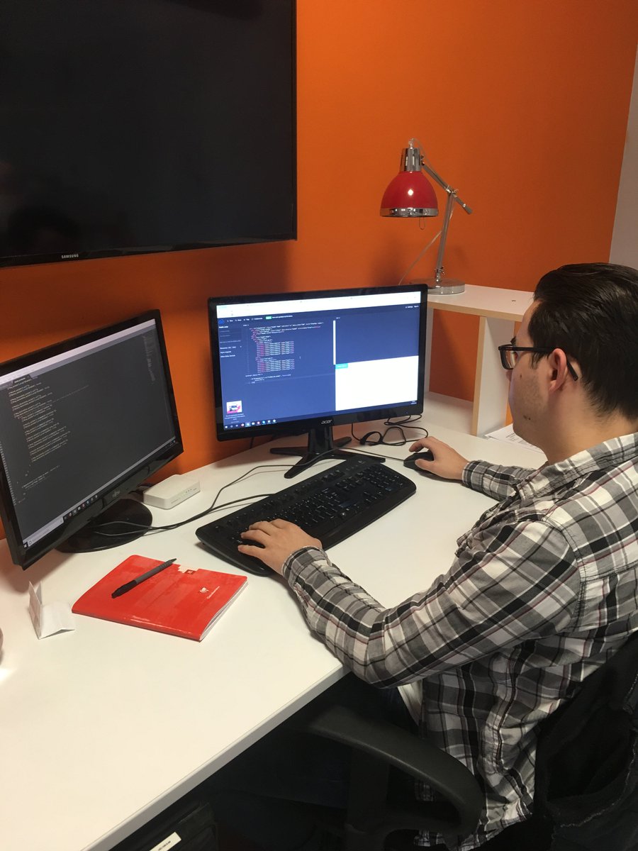 anjouweb's tweet photo. Bienvenue à Andy et Steven, en charge du #développement d'un nouvel outil de conversion de #leads, un projet made in @anjouweb et @berryweb dont on vous parlera très bientôt… 
#Digital #NewProject #eProspection #webProspection #ProjetsAW #projetsBW #AWauquotidien #BWauquotidien https://t.co/F1JZPKAfLD