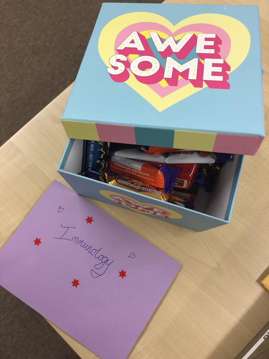gleni77's tweet photo. The #cytology ladies have been at it again - this time our target of #love and #apprciation goes to another Department of awesomeness #immunology #bloodscience #pathology #BHTsuperstars π #BHTkindnessweek #bekind #staffcollaboration @BucksHealthcare @CarleyLBrown https://t.co/iuc0oluPQ9