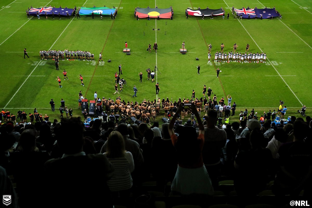 NRL's tweet image. Thanks to the 18,802 people who joined us at @AAMIPark for tonight's #NRLAllStars game. 

#NRL