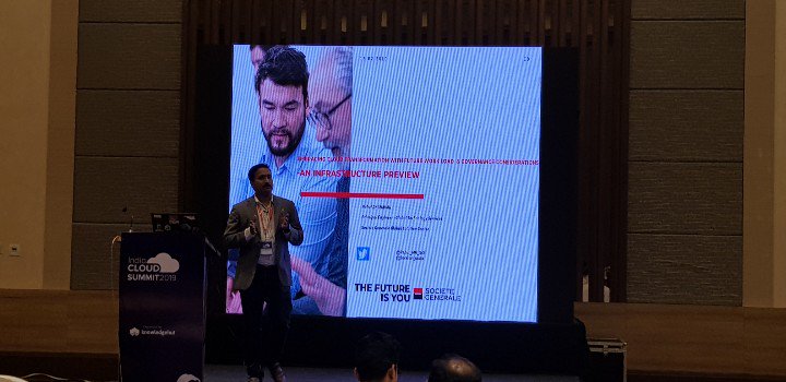 Rahul Raghavan, talking about Embracing cloud transformation with future workloads at the 'India Cloud Summit 2019' 

#sggsc

<a href="/SG_InsideIT/">SG InsideIT</a> @SocGen_India