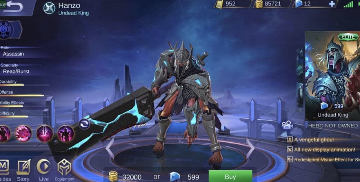 Mobile Legends Philippines on Twitter: "NEW SKIN - #Hanzo the Undead