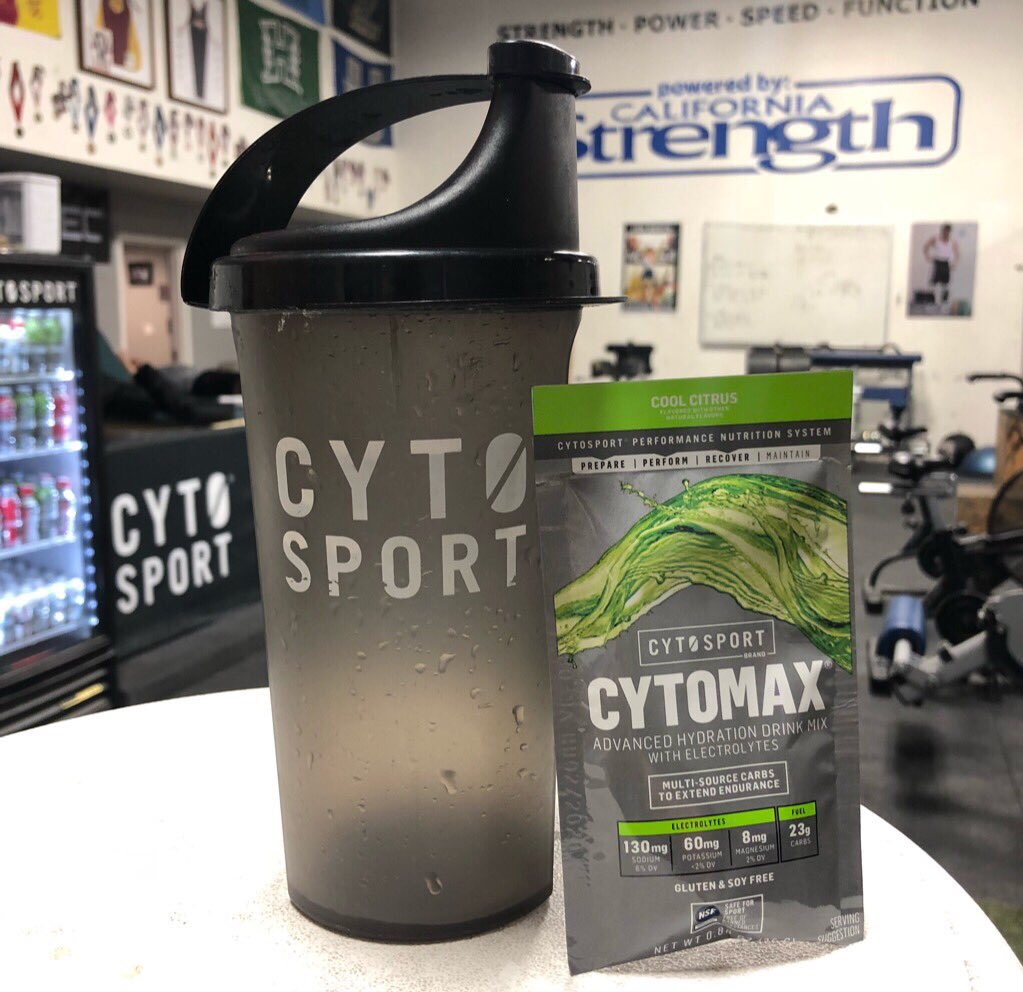 The elite athletes at <a href="/calstrength/">California Strength</a> use CYTOMAX ADVANCED HYDRATION DRINK MIX. Do you? #hydration #electrolytes