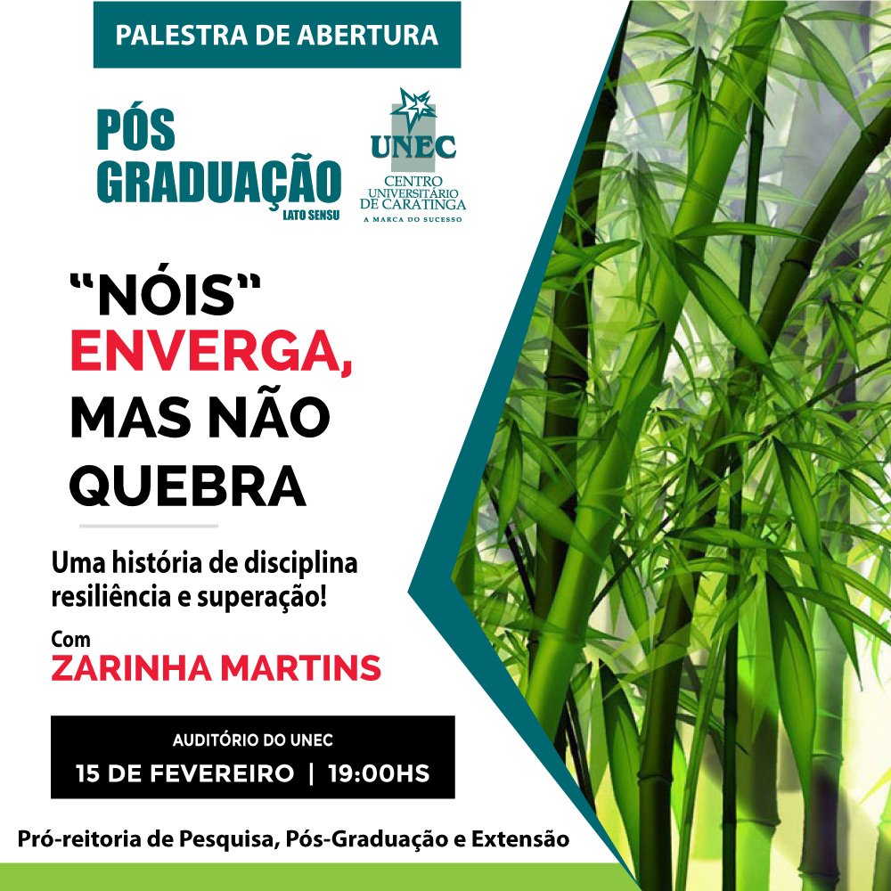 caratingaunec's tweet photo. É hoje! Palestra de abertura da pós-graduação. 🖊📚

#sejaunec #unecnasredes #somosunec https://t.co/g2xqC64fob
