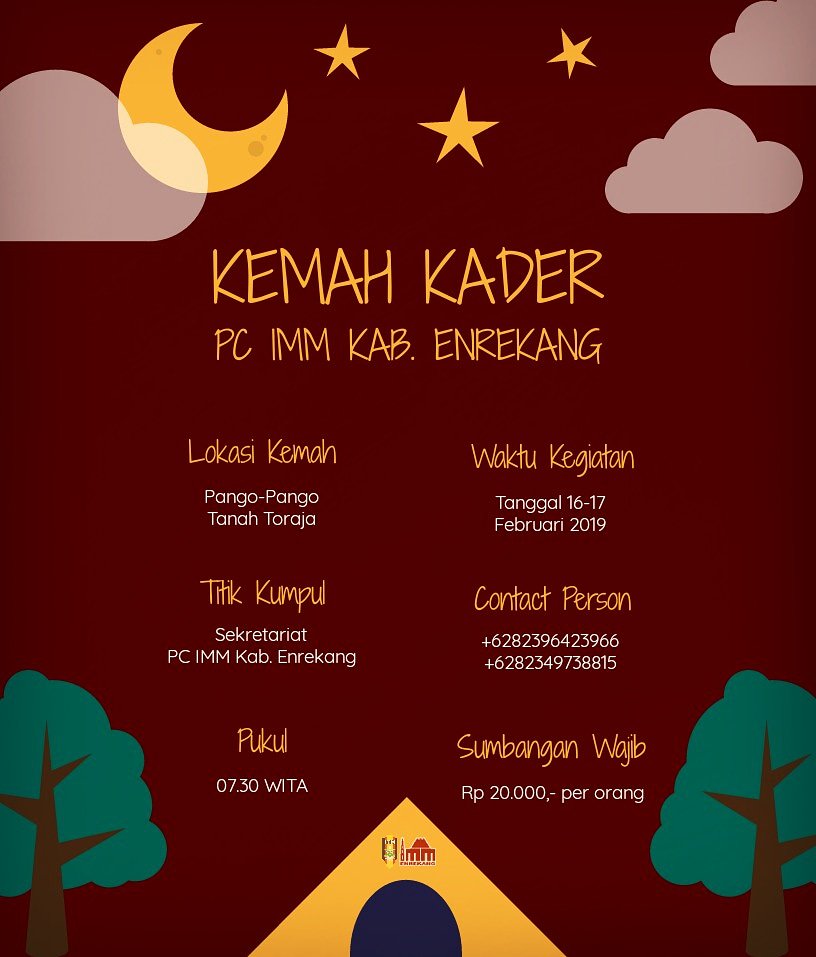imm_enrekang's tweet photo. Kemah Kader IMM Enrekang
.
.
.
#immenrekang #kaderimmenrekang #immupdate #imm #immsulsel #kaderimmsulsel #dpdimmsulsel #dppimm #immawan #immawati #ikatanmahasiswamuhammadiyah #andalanimm #immjaya #immhits #ayogabungimm #immgaleri #immindonesia #kadermuhammadiyah #aktivisimm https://t.co/wCKL2wQ3SH