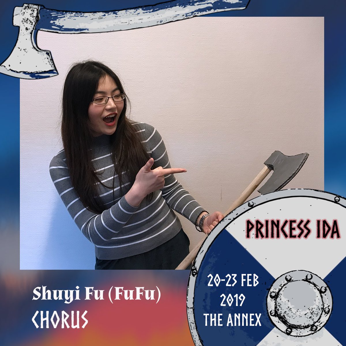 LOpSoc's tweet photo. Whether they are bonding over their joint love of war, politely flirting with Florian, our chorus will grant you their attention!

Come see LOpSoc’s ‘Princess Ida’, 20th-23rd February, The Annex Theatre. Ticket reservation link in bio!

#LOpSoc #PrincessIda #GilbertandSullivan https://t.co/nj11u2xNLL