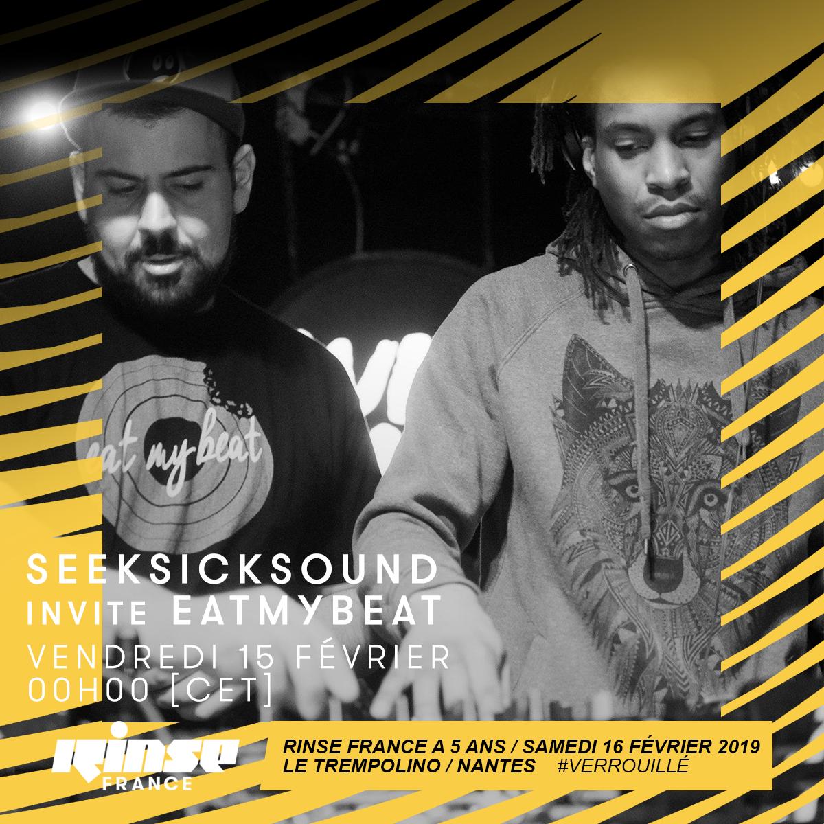 Catch me on <a href="/RinseFrance/">Rinse France</a> tonight for the monthly <a href="/seeksicksound/">EIoṉ̲ Muʂⱪ ̲̲ .................▶ᅠᅠᅠᅠᅠᅠᅠᅠᅠ</a> show w/ <a href="/eatmyb3at/">eatmybeat</a> in the guest mix – I'll be playing b2b2b <a href="/Fechoss/">Féchos</a> and Dil before our night at <a href="/le_9b/">Le 9b</a> tomorrow!
Then later at <a href="/inter_oberkampf/">L'INTERNATIONAL</a> for a surprise closing set at the <a href="/dncng_shs/">Dancing Shoes</a> night :)