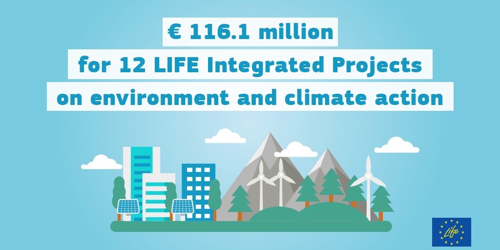 European Commission today announced an investment of € 116.1 million for the latest integrated projects to be funded under the #LIFEProgramme for the #Environment and #ClimateAction. The funding will support also project in #Estonia by improving river basins in eastern Estonia.