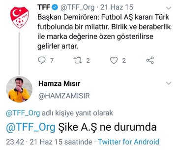 Resmi Twitter'da görüntüle