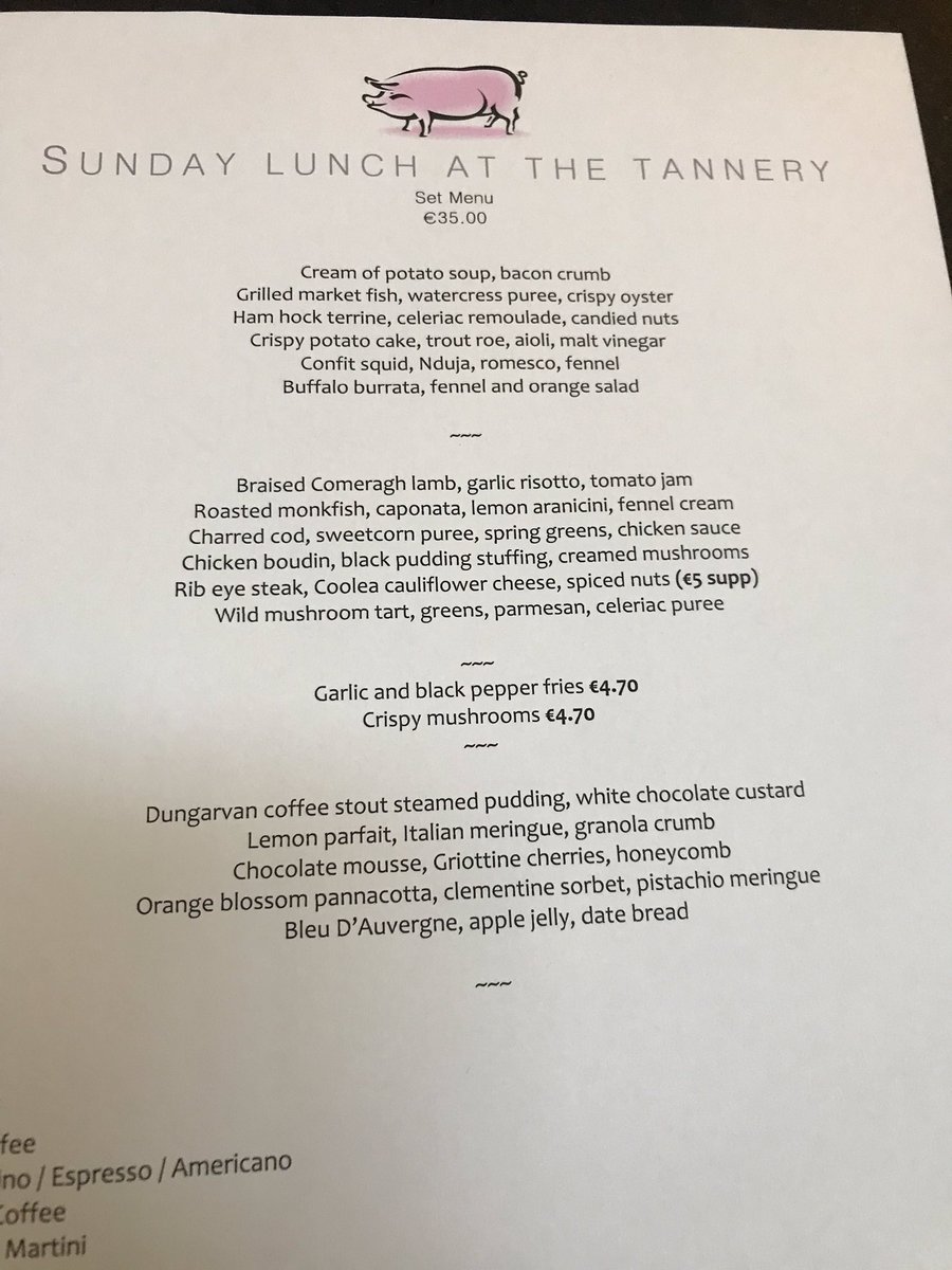 paulflynnchef's tweet image. This Sunday’s lunch #Fungarvan #getinmabelly