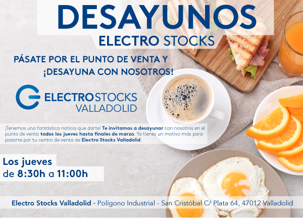 ElectroStocks's tweet photo. 🍽#DESAYUNOS | ¡Ven y desayuna con nosotros todos los jueves en tu punto de venta 📍Electro Stocks / Fluid Stocks #Valladolid hasta finales de marzo! ¡Te esperamos! https://t.co/1AT1CLkI9g