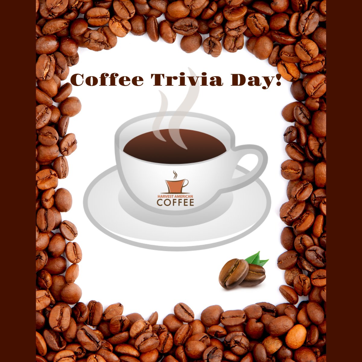 HAPPY FRIDAY! 🙂

Answer this question: Coffee was the first food to be?

A) Shipped from Europe to the New World

B) Freeze-dried

C) Used in Aztec religious ceremonies

D) Roasted and ground for drinking

Go ahead, give it your best shot!

#coffee #harvestamericancoffee
