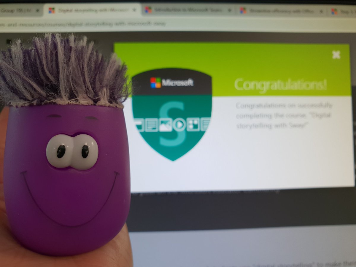 HOW_College's tweet photo. #HowieHero has gained his Sway badge and is already making a Sway about his adventures https://t.co/afkRv0HYCs