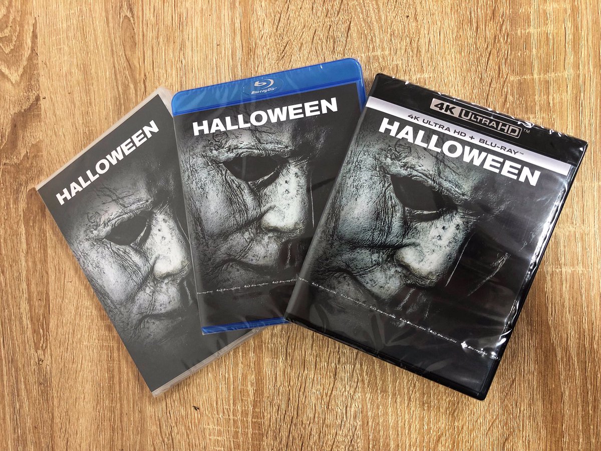 FilmNaDVD's tweet photo. Michael Myers se vrací 💀 Tak kdo se chce bát??? 😎 #MichaelMyers #Halloween #halloweenmovie #halloween2019 #jamieleecurtis #rickrosenthal #movie #4k #uhdbluray #Bluray #dvd #filmnadvd @jamieleecurtis #skladem #prodejdvd #prodejbluray #prodejvinylu #horor #moviehoror https://t.co/jklgJkJtqd