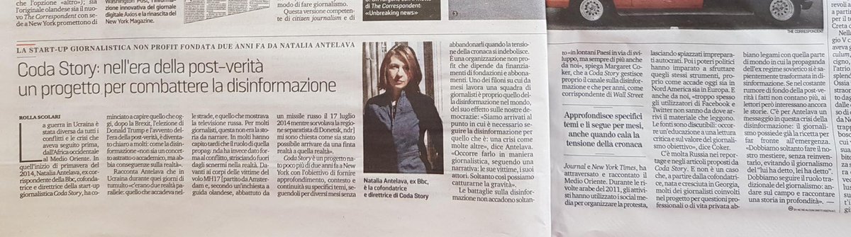 Rep_Science's tweet photo. #CodaStory è una interessente start up giornalistica che combatte le #fakenews continuando a seguire i casi anche quando le #cronache si spengono: nei #social restano accesi pericolosi focolai (#troll, #fake, fonti non ufficiali, ecc.) che continuano a #influenzare le opinioni. https://t.co/EkiYVnwfOa