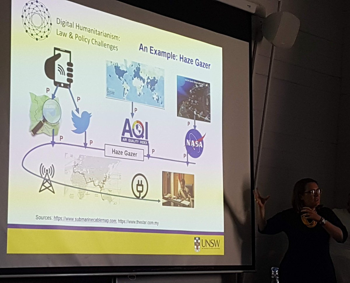 TheJollyGeo's tweet photo. #MDH19 Mapping Digital Humanitarianism
#HazeGazer shows off the use of digital data for humanitarian purposes. Real-time #analysis and #visualisation for #crisismanagement 
@mapdigihum
Great to be back in the @kclgeography Pyramid Room! https://t.co/ImyTgk35sn