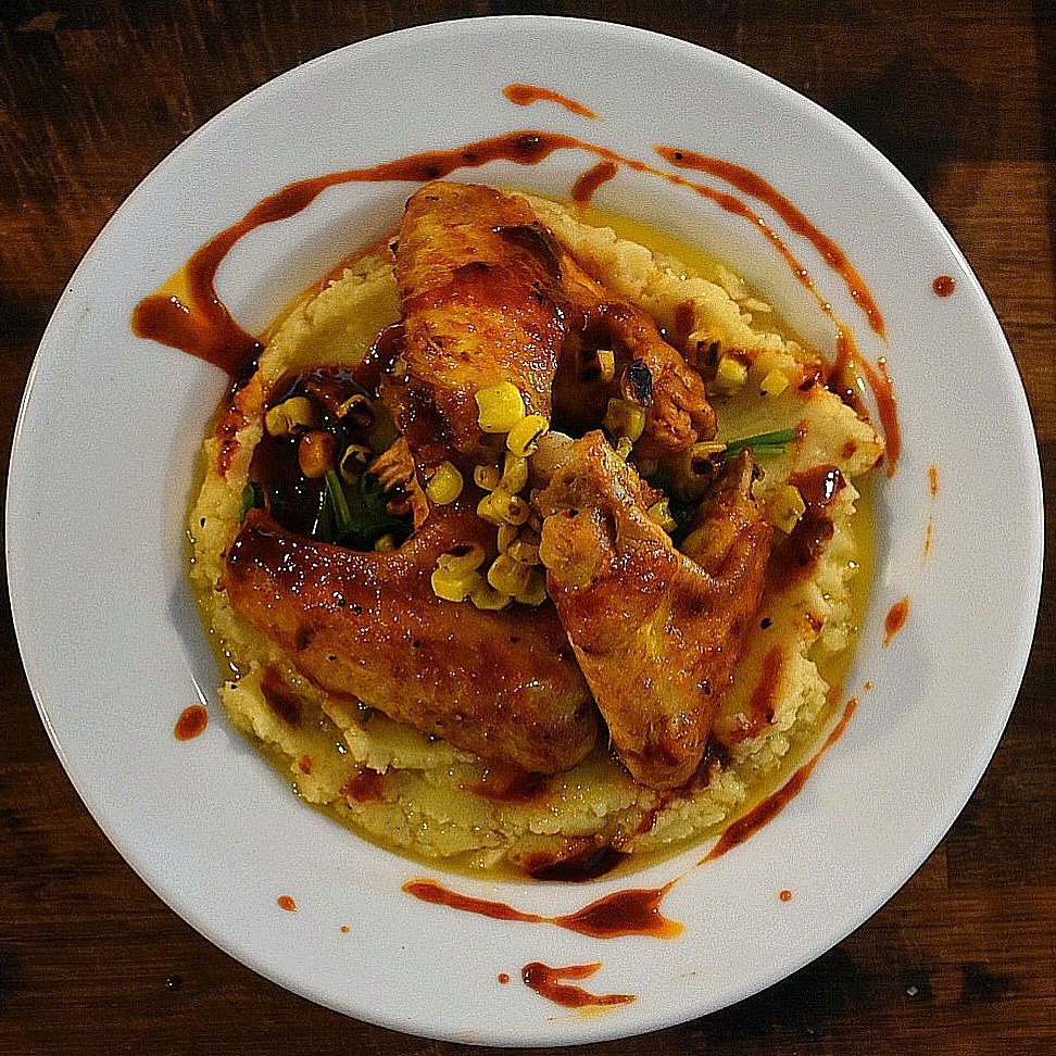 yellowbicycle1's tweet image. Smokey Maple Wings...

Piddle Valley Farm Free Range Chicken Wings, cooked with Maple Syrup and Smoked Paprika. Served on Buttery Mash..

Finger lickin' unavoidable 😁