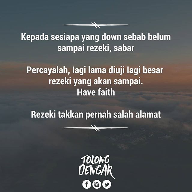 Kata Kata Sabar Mencari Rezeki
