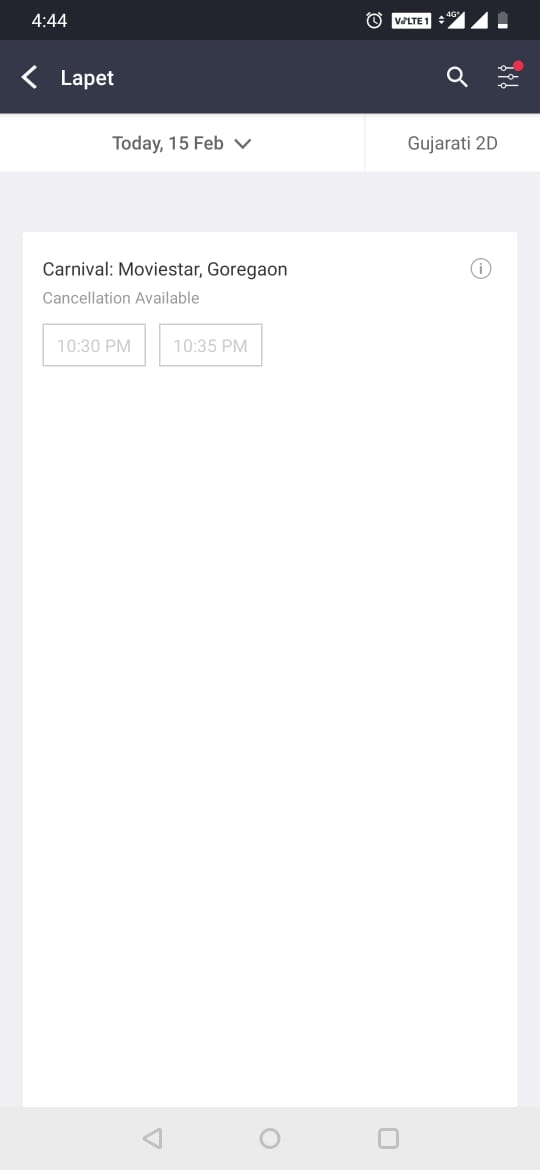 LapetTheFilm's tweet photo. First day and the shows in Mumbai are housefull already. 
Lapet is in cinemas now.
Book your tickets: https://t.co/wCtIQHH97r

#Lapet #GujaratiFilm #InCinemasNow https://t.co/TnWWuxVZzF