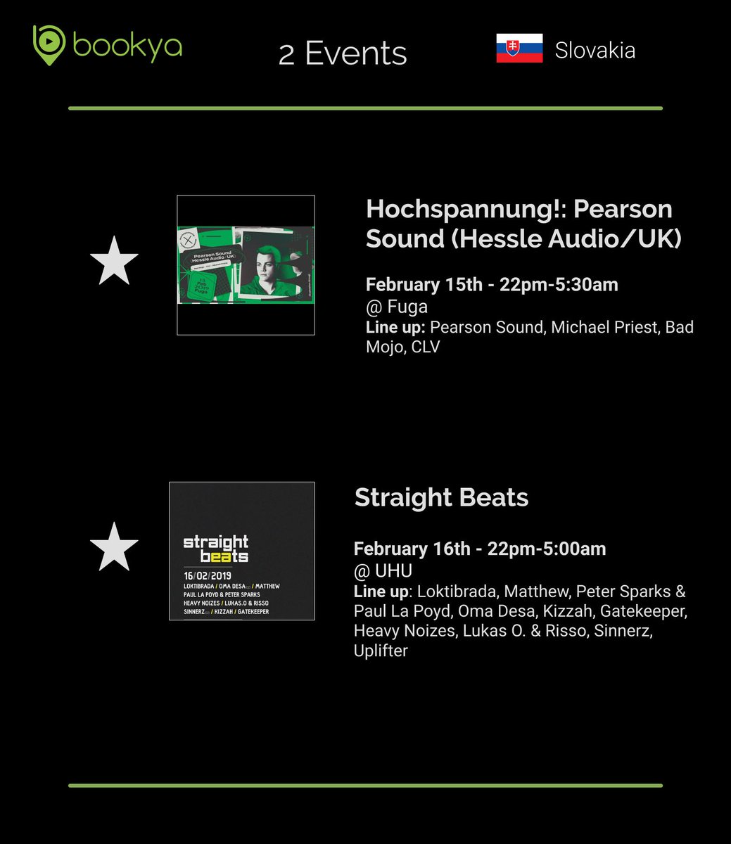 bookyacom's tweet photo. Our selection of events this weekend in Slovakia.

Find out more on: https://t.co/cRZyamkD0d https://t.co/Bqdb3yHoaM