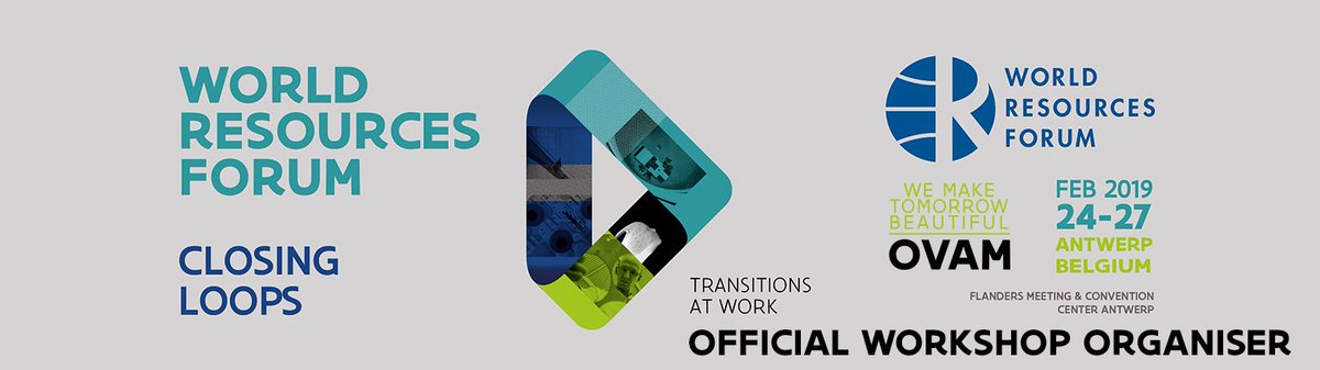 This year’s World Resources Forum will put its focus on #closingloops and #circulareconomy. We invite you to participate in our WRF-workshop on 25 February. wrf-antwerp2019.be/blue-gate-antw…. #WRF19 <a href="/Stad_Antwerpen/">Stad Antwerpen</a> <a href="/DEMEgroup/">DEME Group</a> <a href="/pmvnv/">PMVnv</a> @AGVESPA <a href="/VLAIO_be/">VLAIO</a> <a href="/vlaamseoverheid/">Vlaamse overheid</a> <a href="/Vlaamsewaterweg/">De Vlaamse Waterweg</a>