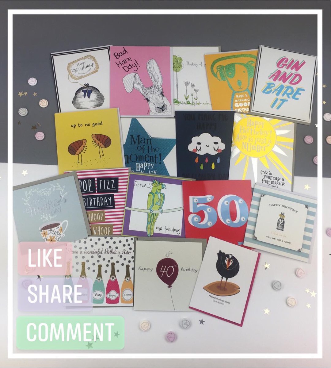 We’ve got our FRIYAY #GIVEAWAY going on over on our Facebook page - check it out for a bundle of Really Good cards worth over £30 ☘️