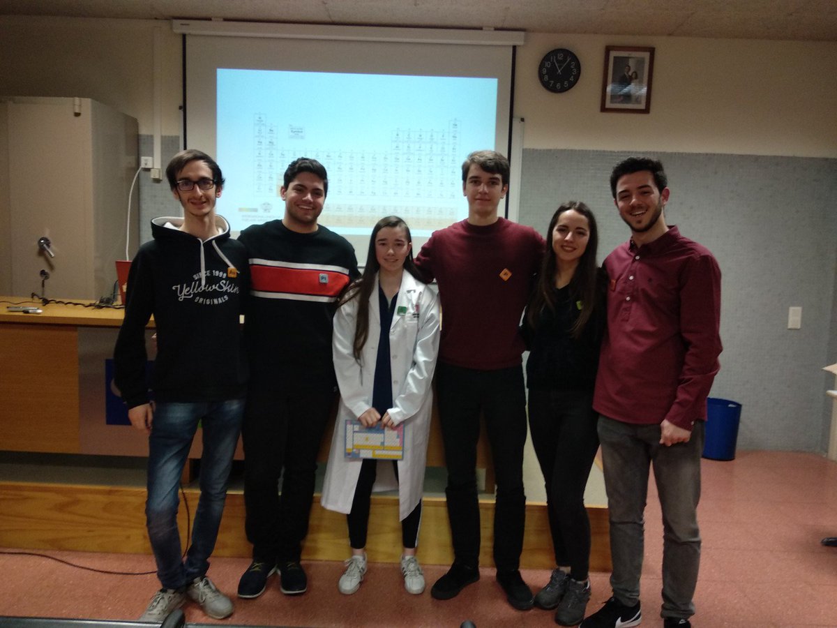 Carmen (@carmenbreet) on Twitter photo Primera charla del año en el "IES Duques de Nájera" a manos de <a href="/VictorSabanza/">Víctor Sabanza Gil</a>. ¡Un gustazo escucharlo de nuevo! <a href="/iypt2019/">IYPT2019</a> <a href="/RSEQUIMICA/">RSEQ</a> <a href="/JovenesQuimicos/">Jóvenes Investigadores Químicos (JIQ-RSEQ)</a> <a href="/unirioja/">Universidad de La Rioja</a> #VayaElementos Primera charla del año en el "IES Duques de Nájera" a manos de <a href="/VictorSabanza/">Víctor Sabanza Gil</a>. ¡Un gustazo escucharlo de nuevo! <a href="/iypt2019/">IYPT2019</a> <a href="/RSEQUIMICA/">RSEQ</a> <a href="/JovenesQuimicos/">Jóvenes Investigadores Químicos (JIQ-RSEQ)</a> <a href="/unirioja/">Universidad de La Rioja</a> #VayaElementos