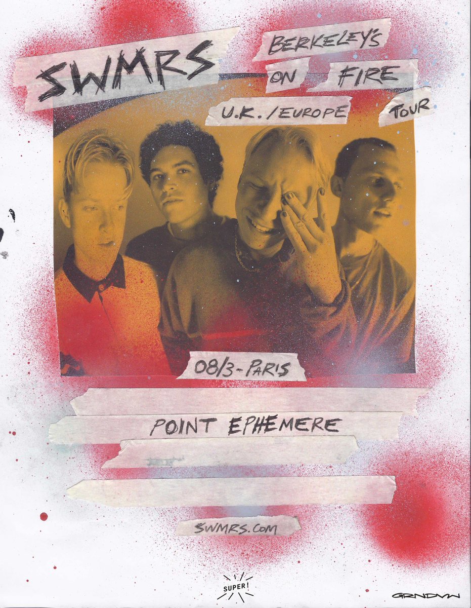 RockUrLifeNET's tweet image. Gagnez votre place pour @swmrs et @AnterosOfficial le 8 mars au @PointEphemere ! rockurlife.net/concours/swmrs… #SWMRS #Anteros #PointEphémère #RockUrLife