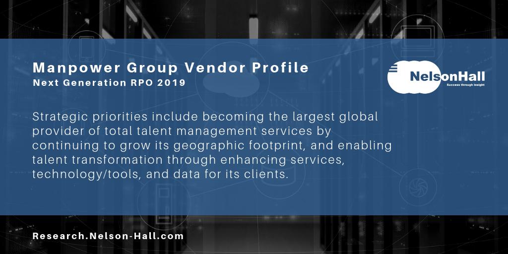 NikkiE_NH's tweet photo. The #RPO vendor profile of @MPGrpSolutions @ManpowerGrp_RPO is now available to subscribers: https://t.co/GBQE8zkLYv. In 2019 focus is on #TalentTransformation (services + #HRTech) + growing geo footprint. #TotalTalent #TalentAcquisition #HR @NHInsight https://t.co/bbnvdW8nrb