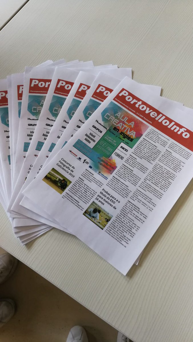 portovelloinfo's tweet photo. Xa tedes os xornais do Portovello informa!!! 📰📰📰📰📰 https://t.co/1q0Mp3BqIQ
