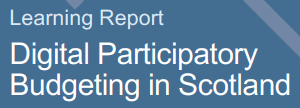 DemsocScotland's tweet photo. 🆕📖 We’ve supported councils and communities in Scotland to use digital tools for #ParticipatoryBudgeting since 2016. Find out what we’ve learned in our new report  https://t.co/tRoerg6EpZ https://t.co/qGZ8xt6TpR