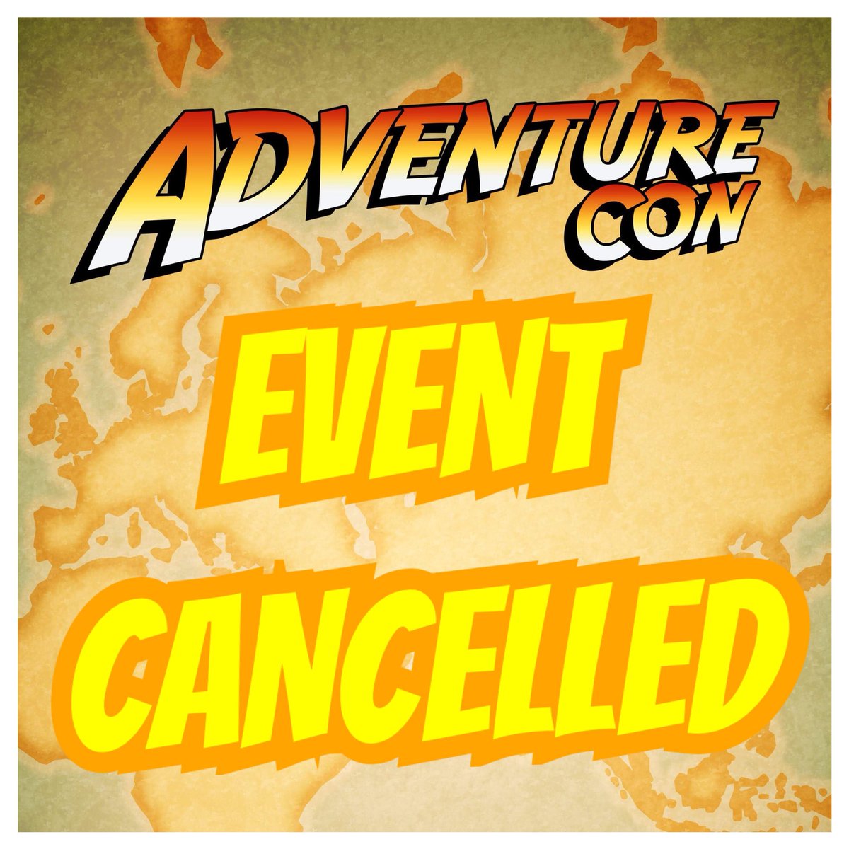 ConAdventure's tweet image. IMPORTANT ANNOUNCEMENT
We are sorry to inform you that Adventure Con in Preston, which had been planned to take place on 23rd and 24th of March this year, has been cancelled.
We have had several issues with the venue and quite frankly the ticket sales do not justify going ahead
