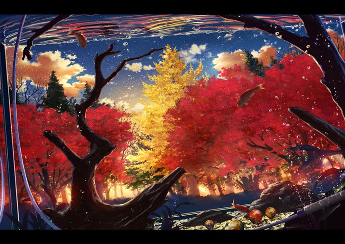 「秋 自然」のTwitter画像/イラスト(人気順)