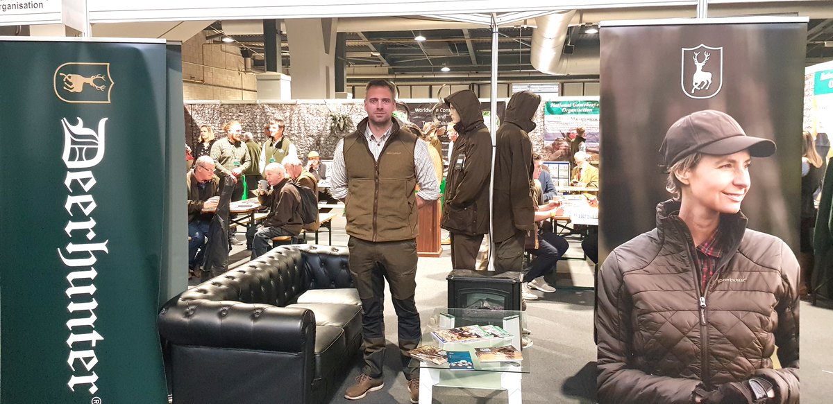 We are all set at the National Gamekeepers' stand @NationalGamekee at the @BritishShooting show. See you there? 🙂

#Britishshootingshow #Deerhunter #outdoorclothing