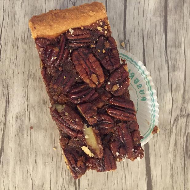 The pecan pie was created by French people who had settled in New Orleans.