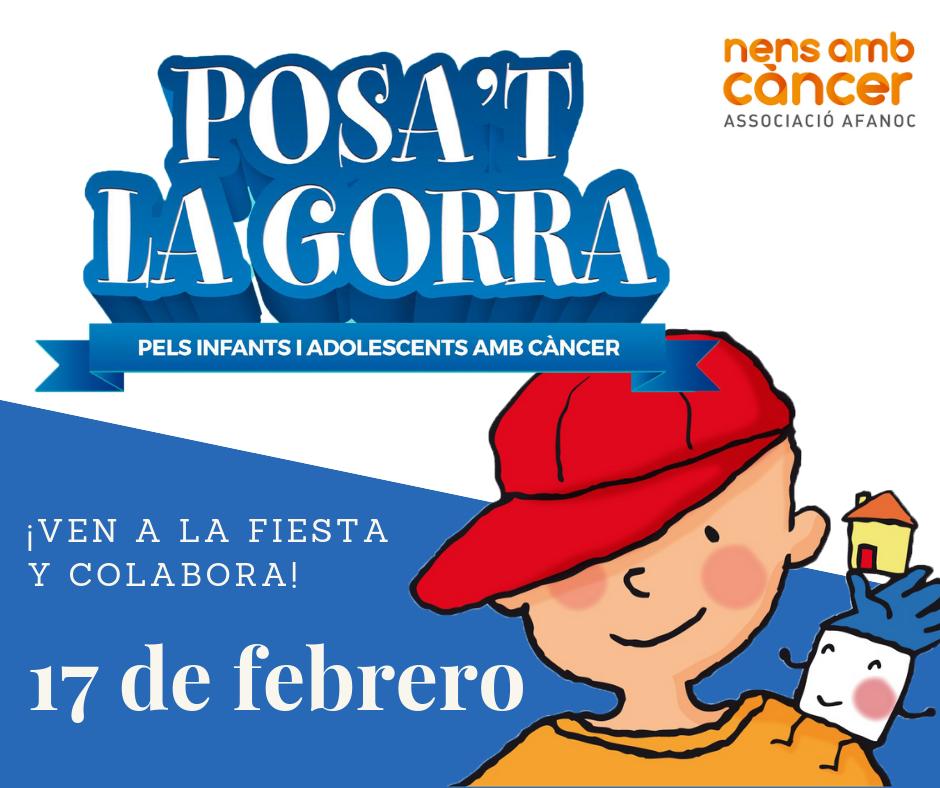 #DiaInternacionalDelCancerInfantil AFANOC organiza su 6ª edición de 'Posa't la Gorra!' Toda la info aquí 👉 posatlagorra.org Anímate y participa!