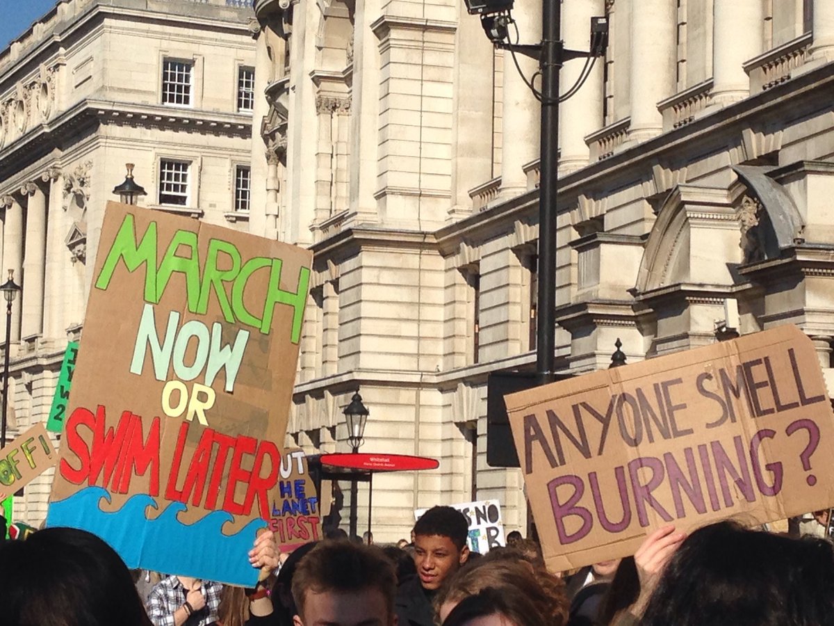 Inspired by all those who are taking part in the #SchoolStrike4Climate. The crisis of Climate Change can only be addressed when young people demand it is!

Also, do you need any more proof that young people are engaged and deserve the right to vote? #VotesAt16