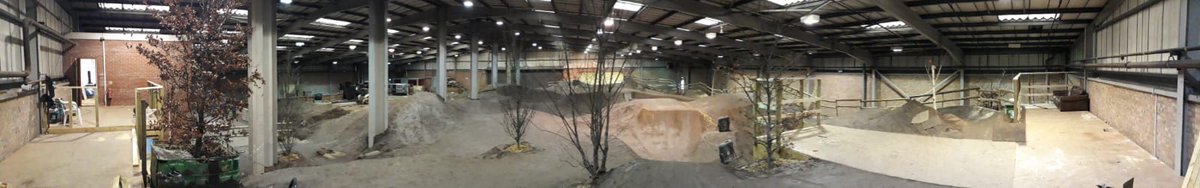 DirtFactoryMCR's tweet photo. As you know work is well underway  @MayfieldMCR huge thanks and respect to all the crew who were involved in creating our indoor trails, we can't wait to see everyone riding them. #Manchester #mountainbike #trailbuild #letsgo https://t.co/8b9uYKL1bt
