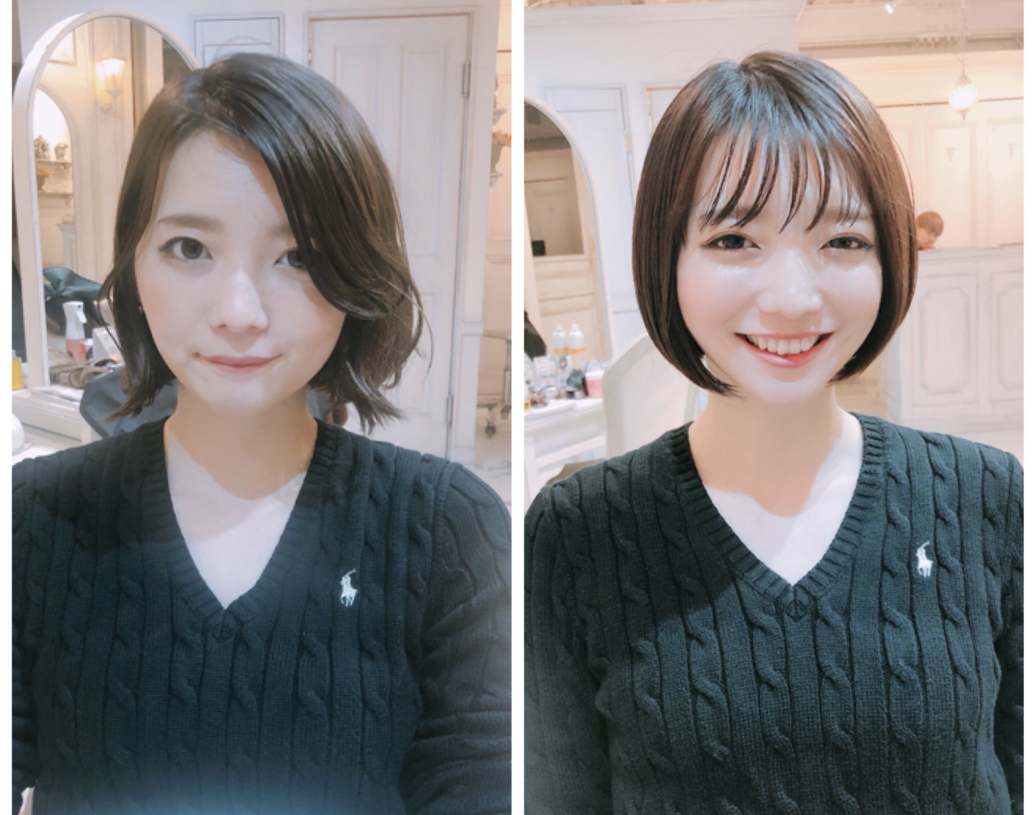 ショート ボブ専門美容師 大野道寛 ミッチー Pe Twitter ボブと前髪 顎ラインボブ 薄め前髪 最強説 韓国テイスト真っ只中なので やるなら今年のうちにって感じでしょうか スタイリングはオイルかバームでウェットにするだけ 楽ちんですよ 丸顔さんは ショート ボブ専門美容師 大野道寛 ミッチー Pe Twitter ボブと前髪 顎ラインボブ 薄め前髪 最強説 韓国テイスト真っ只中なので やるなら今年のうちにって感じでしょうか スタイリングはオイルかバームでウェットにするだけ 楽ちんですよ 丸顔さんは