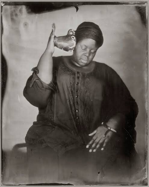 The late Gambian photographer Khadija Saye whose life was tragically cut short in the horrific Grenfell Tower fire. From her series ‘In This Space We Breathe.’ Rest well sister.