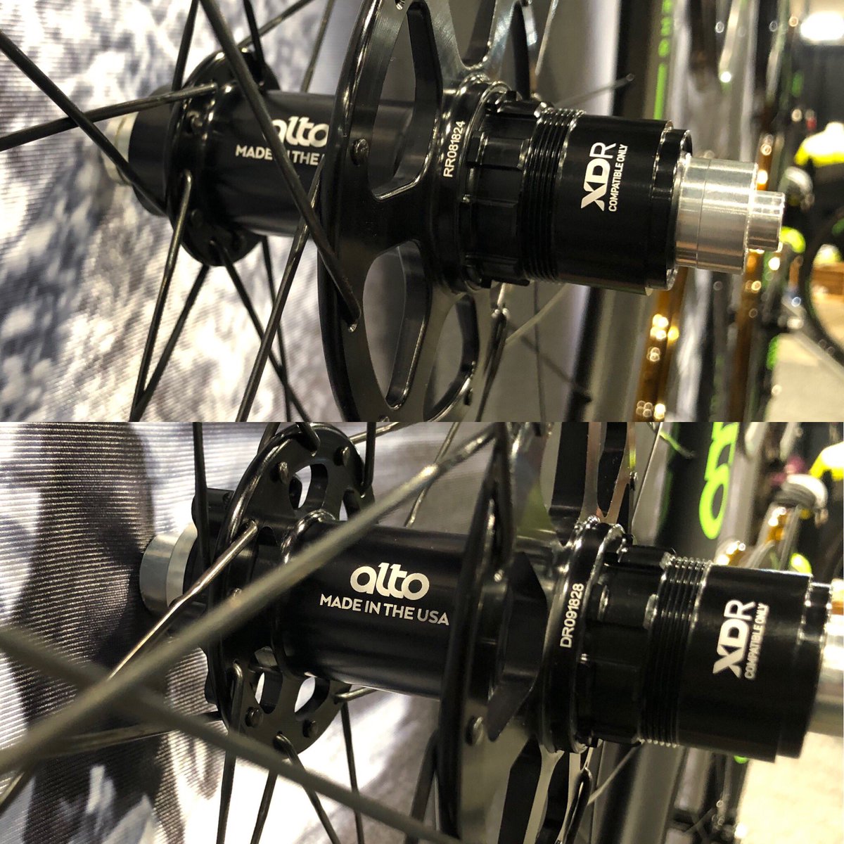 One great thing about being #madeinusa is that we’re quick to make new tech advancements!  The new <a href="/SRAMroad/">SRAM Road</a> AXS 12 speed is compatible on every wheel set we make: rim brake, disc brake, mtb, and even our CC311 disc wheel! #altocycling