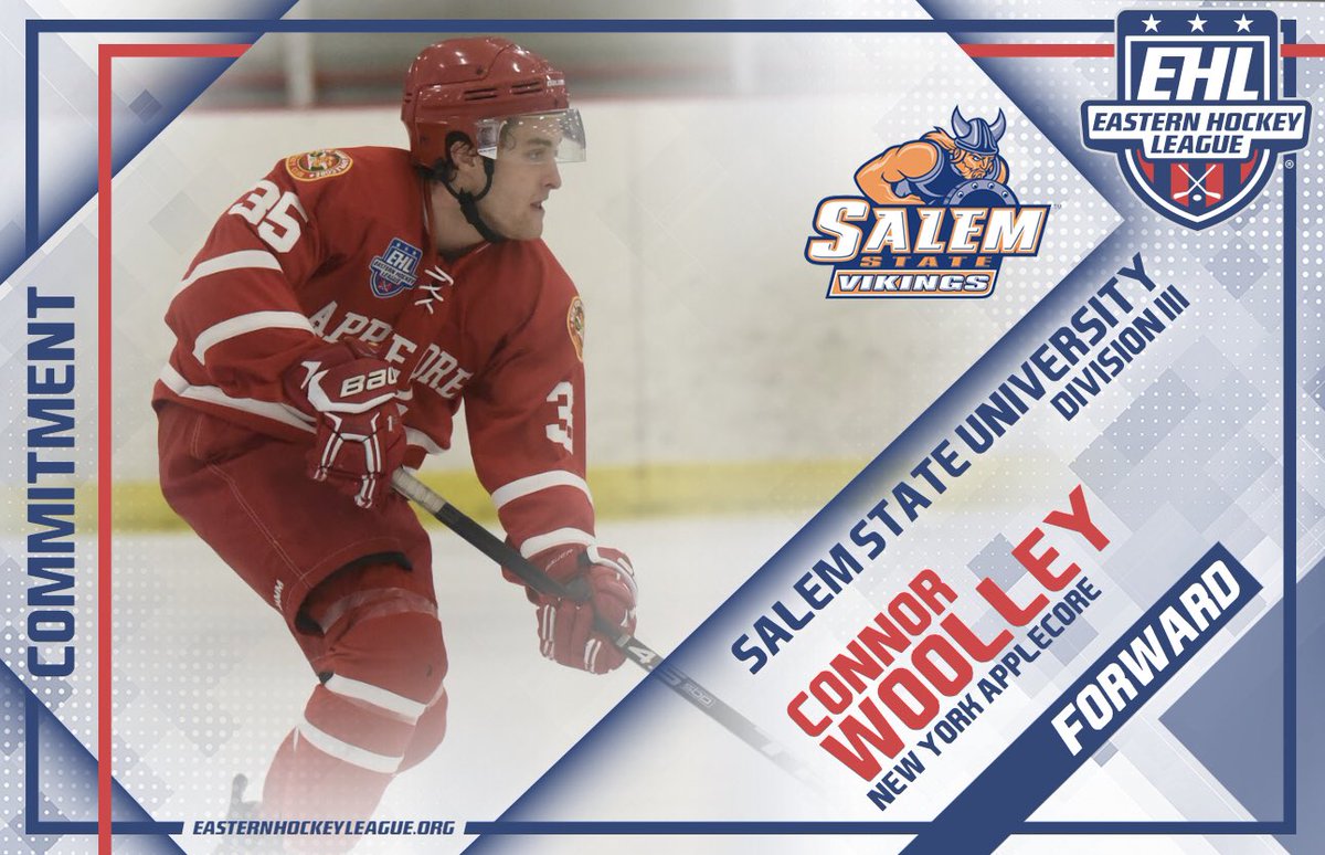 EHL_Hockey's tweet photo. 🚨#Eshow Commitment🚨

Woolley Commits to Salem State

Applecore Forward Set to Join Teammate this Fall - https://t.co/3ubMit6zze #PathToCollege https://t.co/9kNc0a5L5l